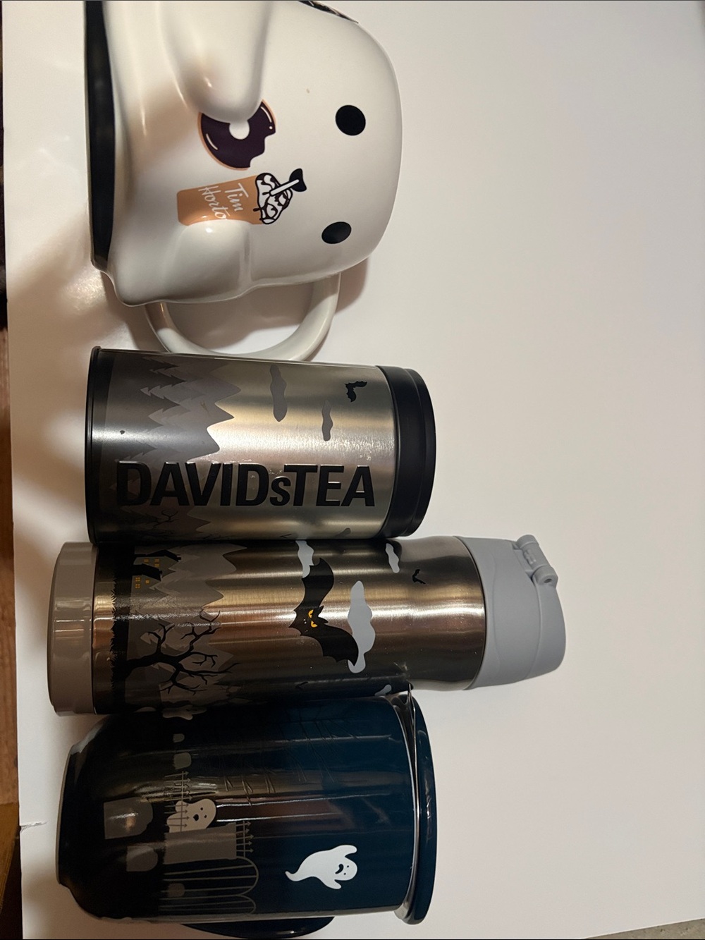 David’s tea and Tim Hortons Halloween set